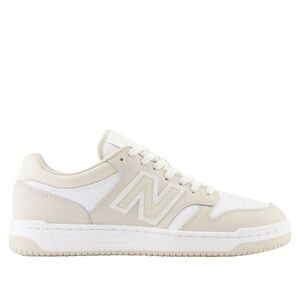 New Balance Beige and White Athletic Shoes